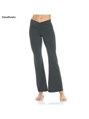 High Rise Bootcut Flare Yoga Pants Wide Leg Workout Leggings